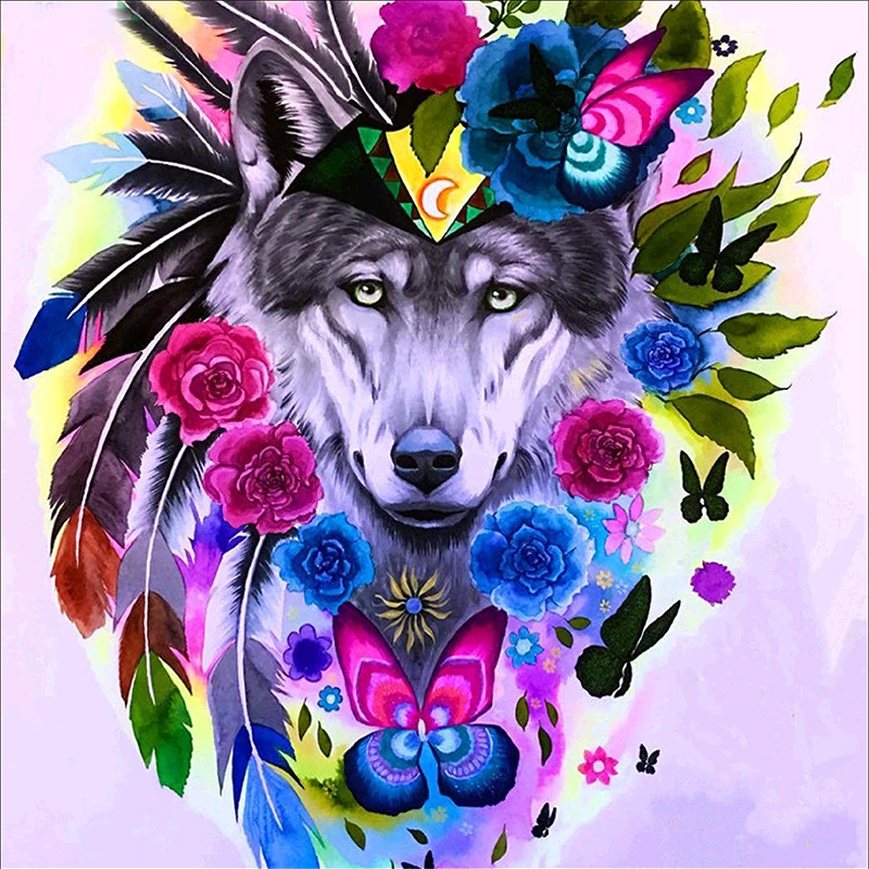 Một bức tranh sơn dầu đẹp lung linh, với hình ảnh con sói lạnh lùng và ma quái. Đây là một tác phẩm đích thực của một nghệ sĩ tài ba, hãy xem và cảm nhận nét đặc trưng mà con sói mang lại cho bức tranh.