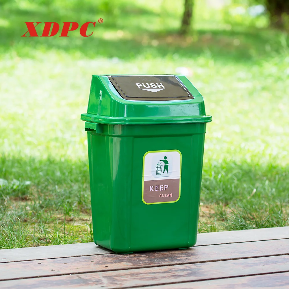 XDPC китайская фабрика мусорный барабан емкости для отходов пластиковые контейнеры переработки пищевых пыли отелей