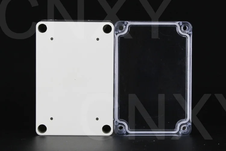 100*68*50mm Small Plastic Junction Box Waterproof Transparent Cover Plastic Antenna Enclosure