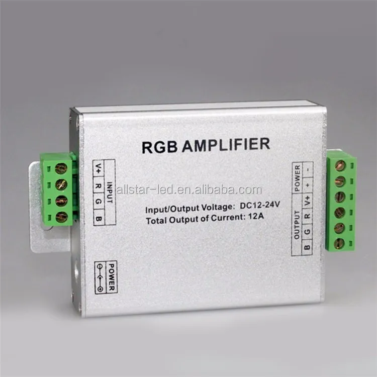 DC5-24V светодиодный контроллер усилителя для RGB RGBW + CCT RGBWW RGBCW 5050 3528 Светодиодная лента ретранслятор сигнала аксессуары