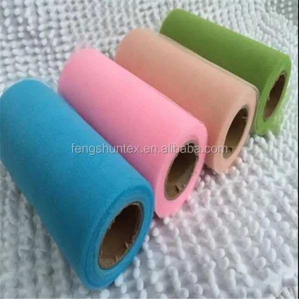 soft nylon tulle fabric rolls for