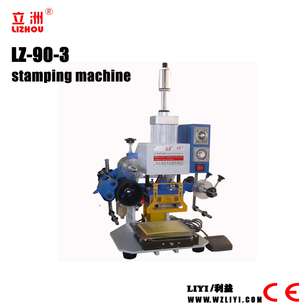 Lz-90-3 Pneumatic Heat Stamping/ホットスタンピングマシンwith Low Price - Buy  ホットスタンピングマシン、空気圧ヒートプレス機、低価格誘導加熱機 Product on Alibaba.com