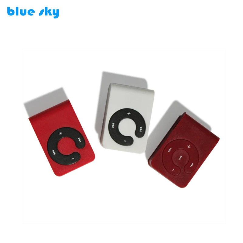 Shenzhen portable hot selling MP3 player with colourful shape support TF card