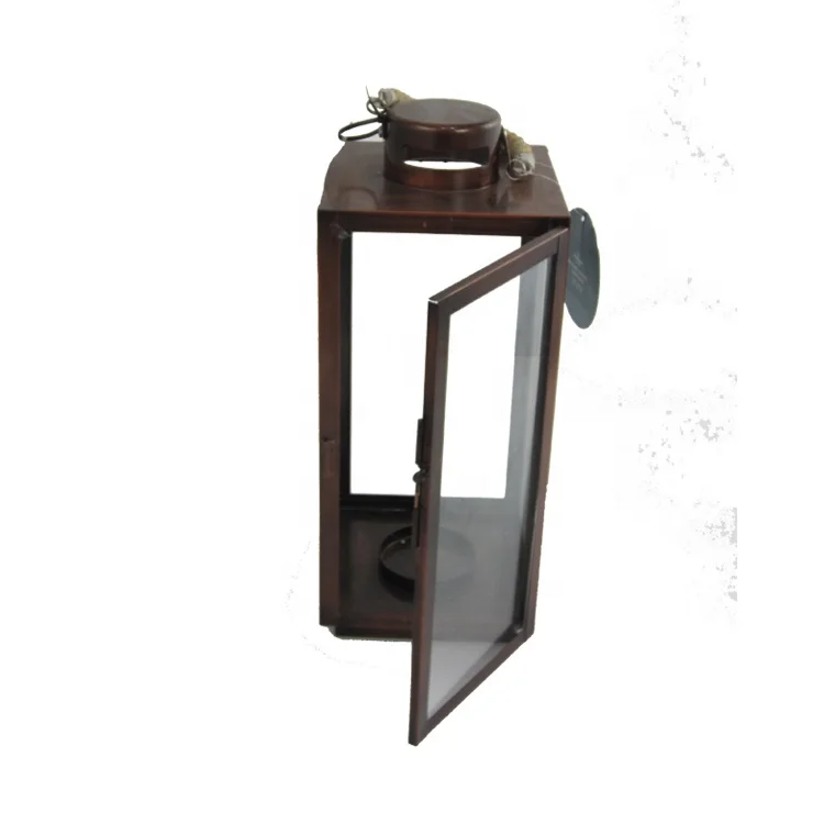 Windproof Glass Square Mini Metal Lanterns Buy Mini Metal Lanterns Square Mini Metal Lanterns Windproof Glass Metal Lanterns Product On Alibaba Com
