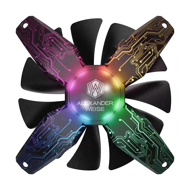 rgb led fan acrylic rgb fan