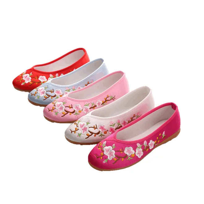 Handmade Shoes Vintage Chinese Style Flat Shoes Women Embroidered Flower  Comfort Shoe Slip On Loafers Ladies - Buy Handmade Shoes,Chinese Style Flat  Shoes,Slip On Loafers Product on 