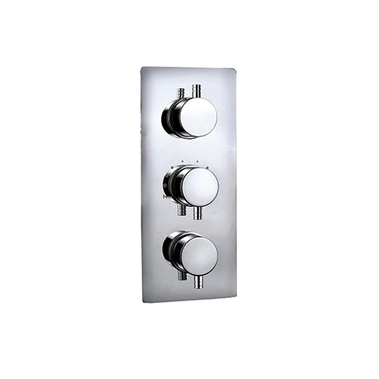 Modern Brass Concealed Thermostatic Shower System With Shower Head And Handset manufacture