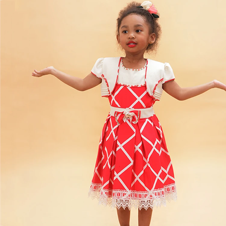 Оптовая продажа; вечерние новейший дизайн; Модное детское кружевное платье для дня рождения