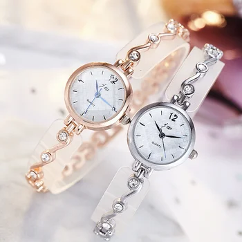Luxury Bracelet Dress Watch Fashion Quartz Wrist Watch For Women Classic Gold Ladies Business Watch