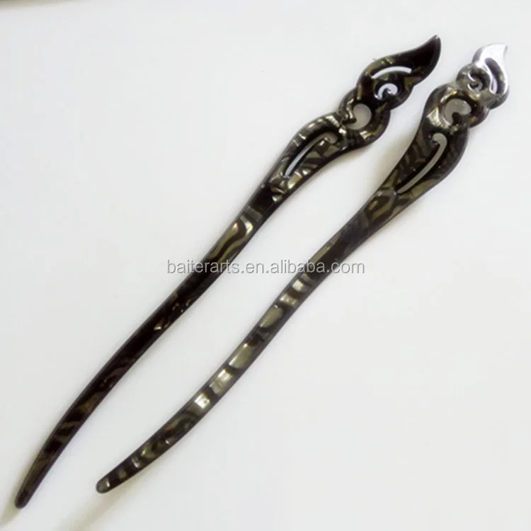 Персонализированные ретро аксессуары для волос, целлюлозный ацетат, акриловая шпилька для волос для женщин