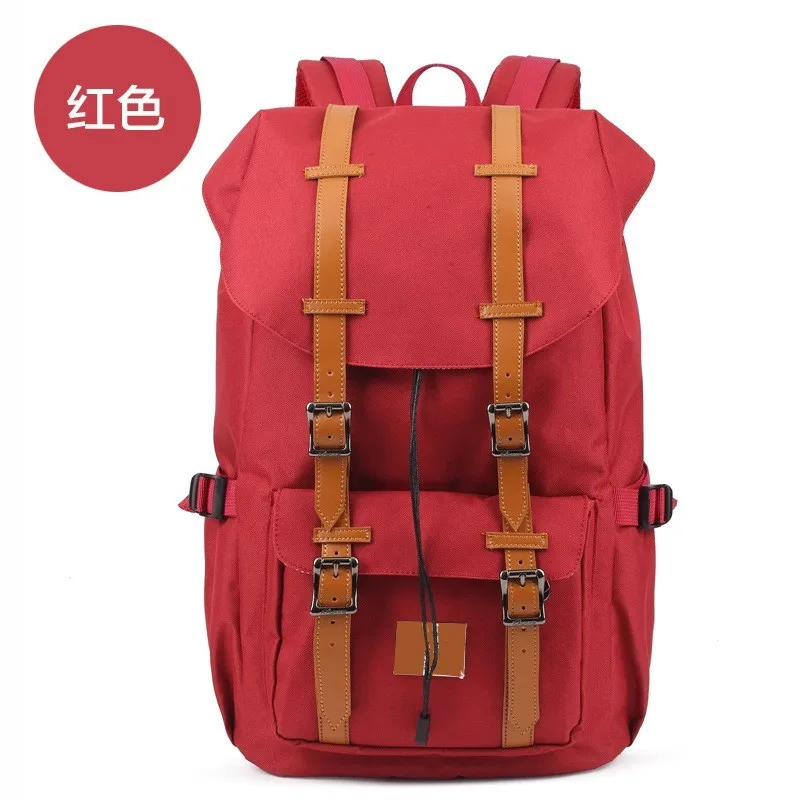 3 Colors Option Backpack Fashion Backpack With Leather And Buckle