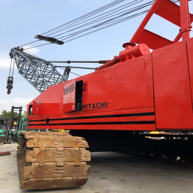 50 тонн, бывший в употреблении японский гусеничный кран hitachi kh180, распродажа