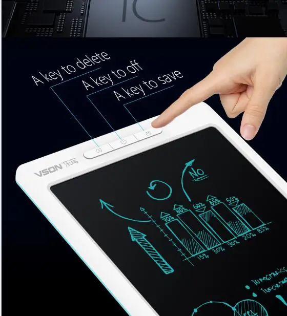 VSON WP9612N LCD Writing Tablet with Memory - High Quality