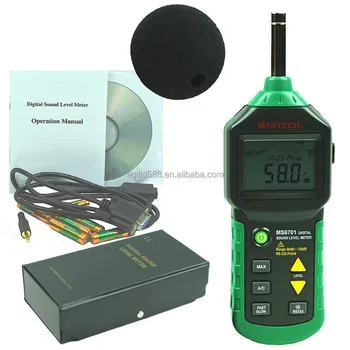 新しいMastech MS6701元のメーカーShed C3 MASTECH MS6701 Digital Sound Level Meter User Guide