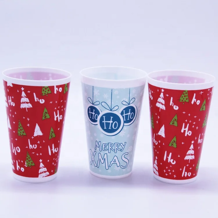 Hot Selling 12 oz Plastic Reusable Drinking Cup Clear Frosted Juice Cup  Custom Beer Cups for Oktoberfest Party