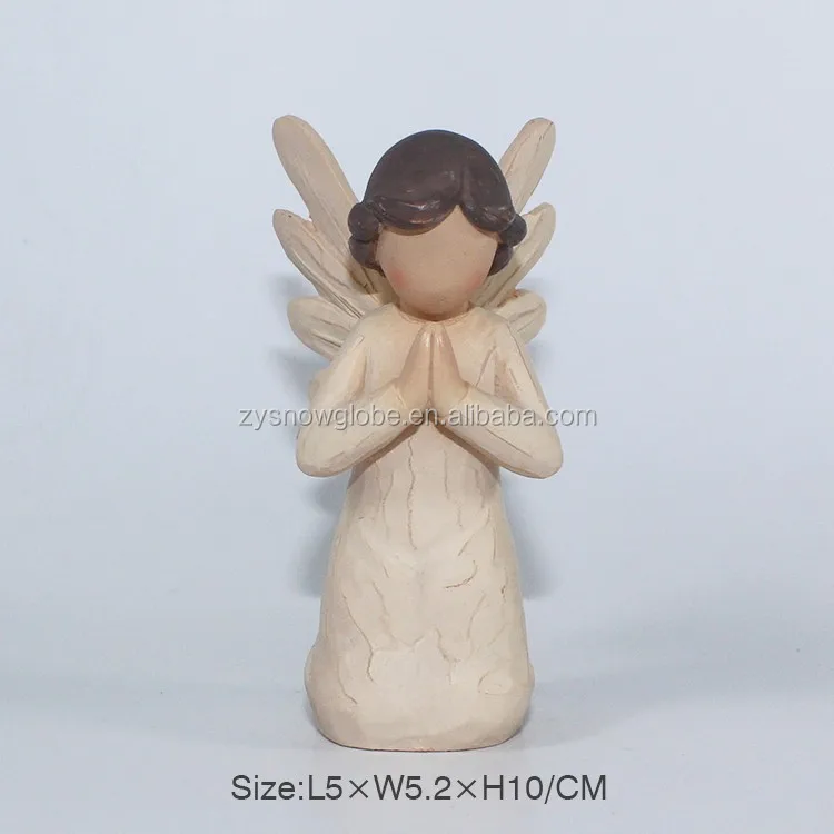 2018 Handmade decorative white kid angels