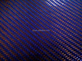 Blue Twill Carbon Aramid Hybrid Fabrics, Carbon Aramid Fiber Cloth