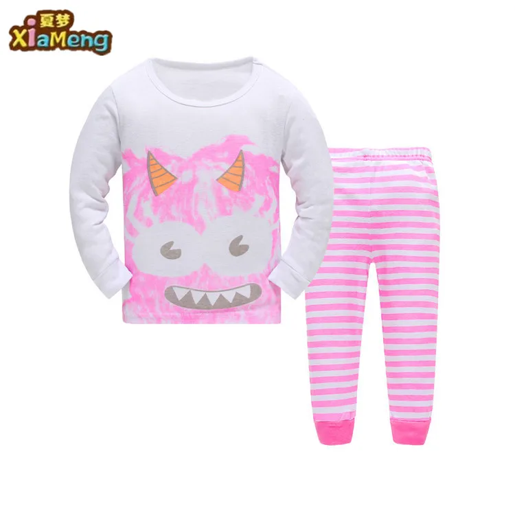 Лидер продаж, высококачественные мягкие хлопковые пижамы для детей, детские хлопковые пижамы