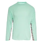 Custom Long T-shirt Custom Wholesale 100% Microfiber Sublimation Printing Men's Vented UPF 50+ UV Sun Protection Performance Long Sleeve T-Shirt