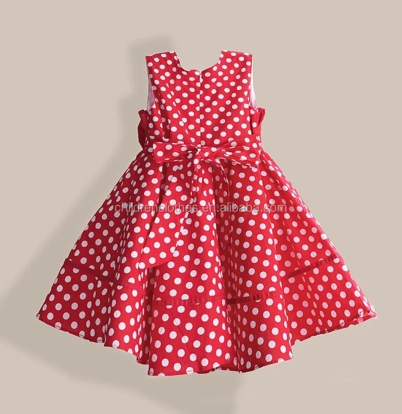 Vestido Rojo De Lunares Para Niñas,Moda De Pakistán - Buy Vestido De  Algodón Para Bebé,Regalos De Celebración Para Niñas,Niña De Moda Product on  