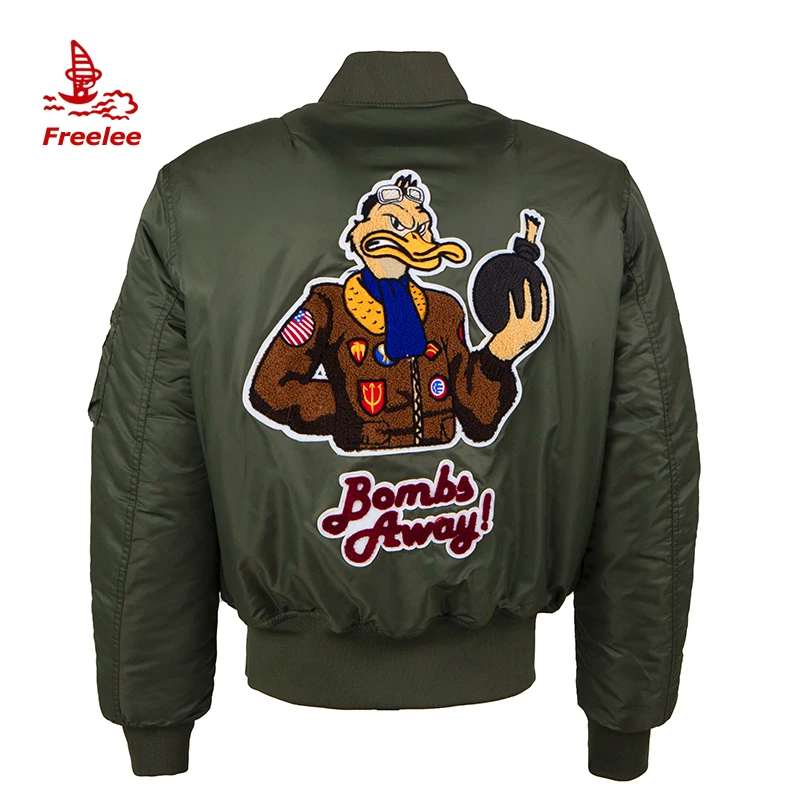 cartoon bomber jacket