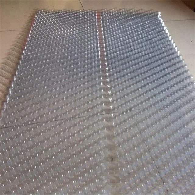CF1900 Cross Fluted PVC Filler for Cooling Tower Film Fill Packing Cooling Tower Fill Media