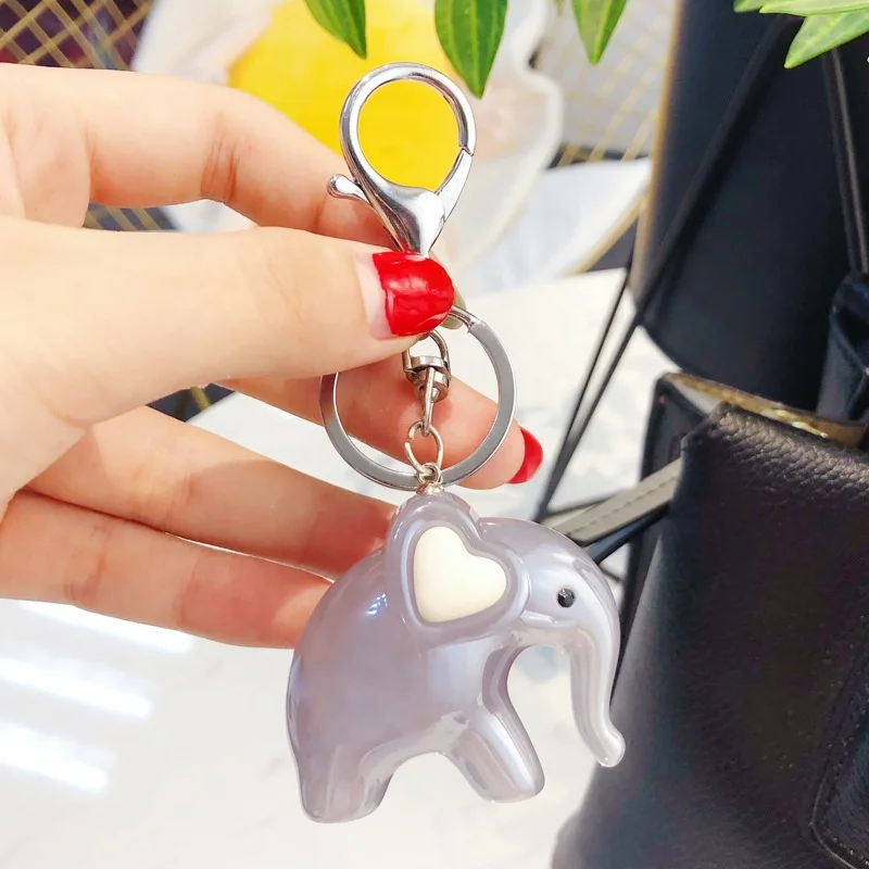 Акция, пряжка для ремня безопасности, акриловый слон, животное, брелок для детей