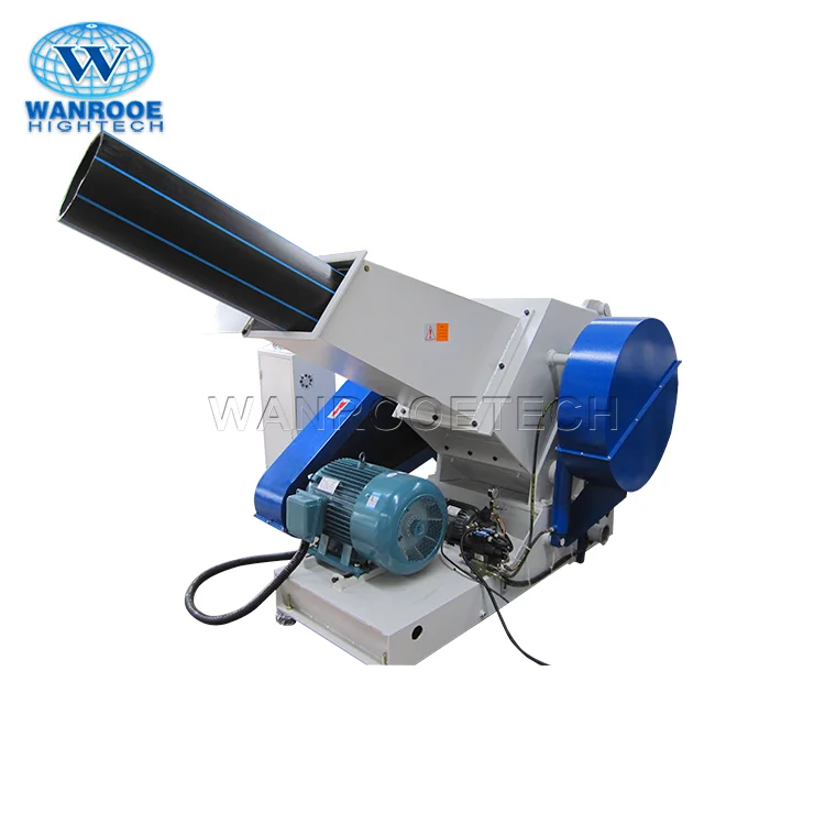 Plastic Crushing Machine HDPE PVC Plastic Pipe Crusher with Claw Knives