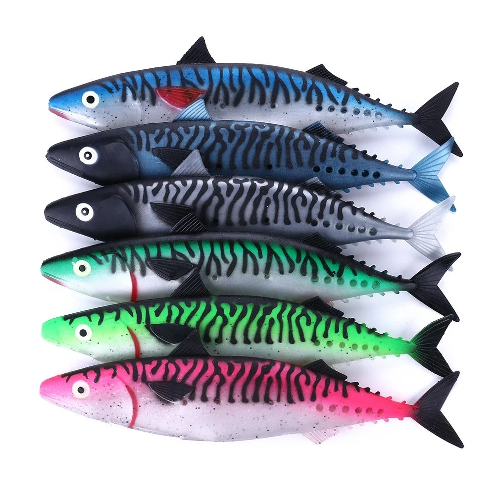 Cheap Fishing Lure Bait Simulation Bright Color Attractive Sea Bass  Artificial Hard Supplies