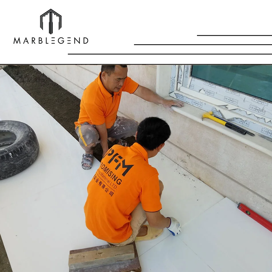 Qatar Private Palace and Majlis Project White Nano Crystal Glass Stone Panel Flooring Tile