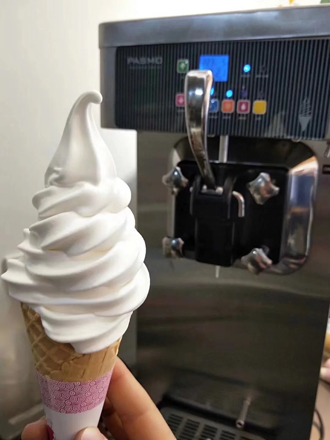 Pasmo S111 Pasteurization Self Defrost Heast Function Ice Cream Machine Soft Serve