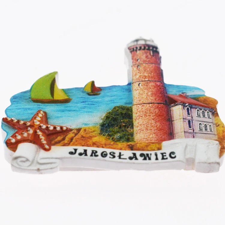Low Min Quantity Customized Resin Sea World Tourist Souvenir 3d Fridge Magnet for Different Countries Refrigerator Magnet