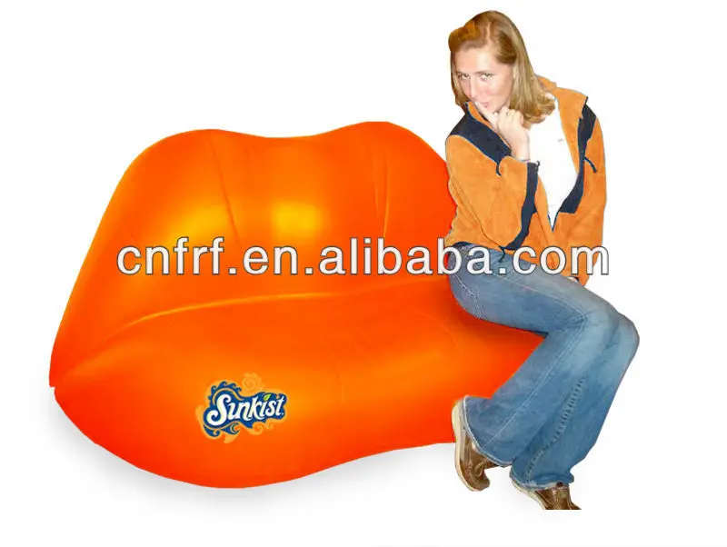 inflatable lips chair