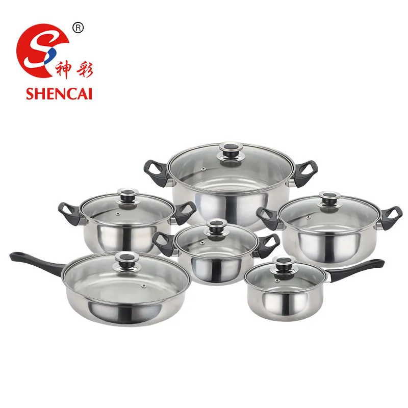12 Pcs Stainless Steel Cookware Set New Stock Pots For Kitchen Soup Pot Buy 12 Pcs Stainless Steel Cookware Set New Stock Pots For Kitchen Soup Pot Product On Alibaba Com