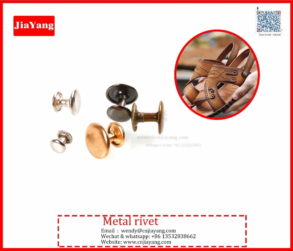 Латунь никель черный 6 мм единой заклепки cap для браслета