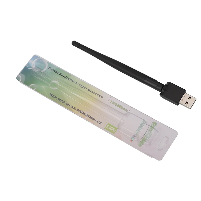 Support Rt5370 Mt7601 Usb Wifi 150mbps Usb Wifi Adapter for Dvb Set Top Box