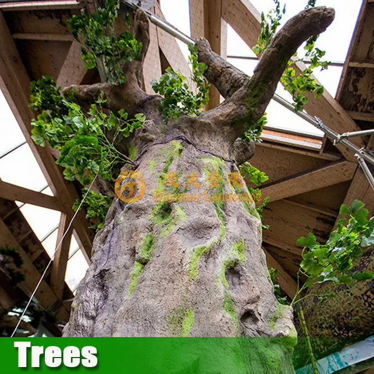 Toy Store Indoor Talking Tree with Movements and Sound Fiberglass and Resin Steel for Shopping Mall Exclusive Promotion