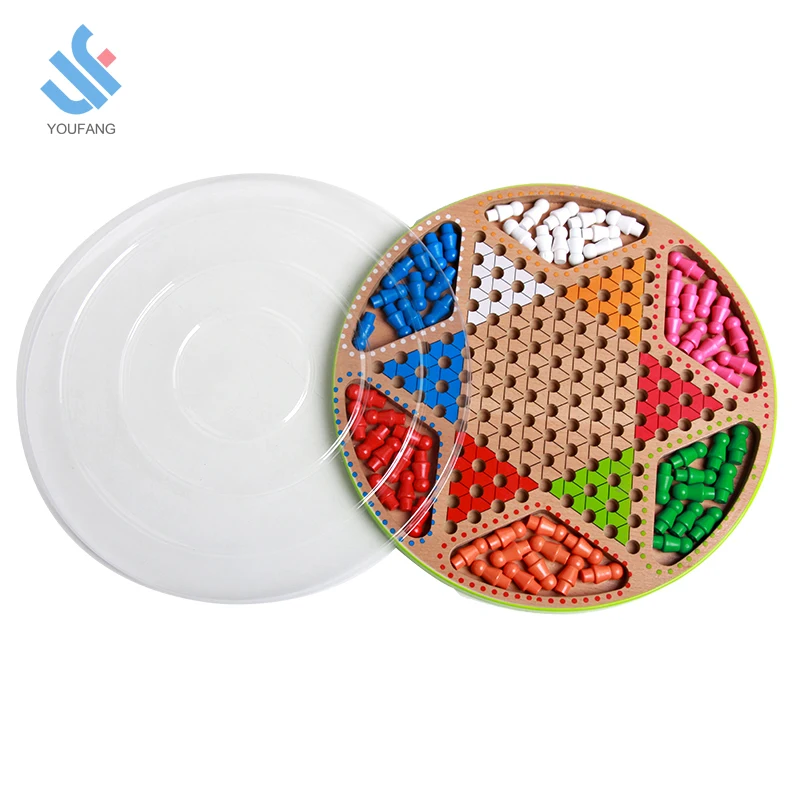 YF-M103 пользовательского образовательный Забавный тренировка мозга деревянный Летающий шахматы игрушки для детей