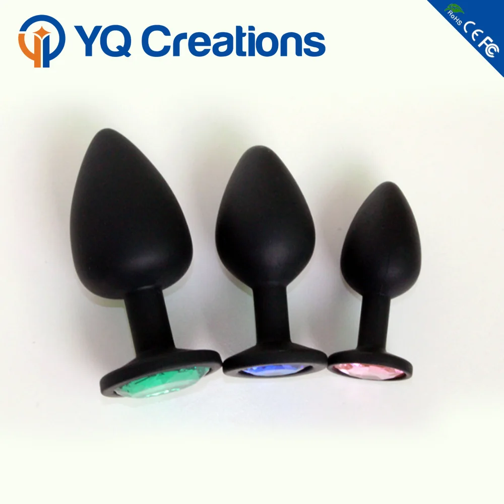 Cheap Kit Expanding Butt Plug Silicone Anal Sex Toys Jewelled Butt Plug for Male Female Sex Picture