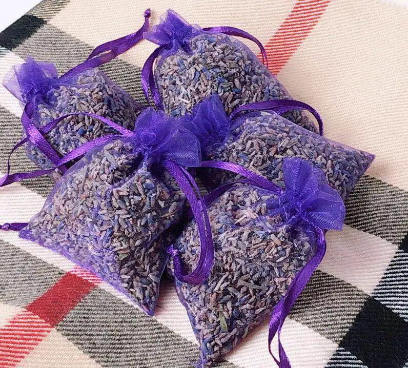 Aroma Bags Products Scented Decorations Dried Lavender  Flower Sachets Seeds Bag Dried Lavender Buds Herb Sachets Bags