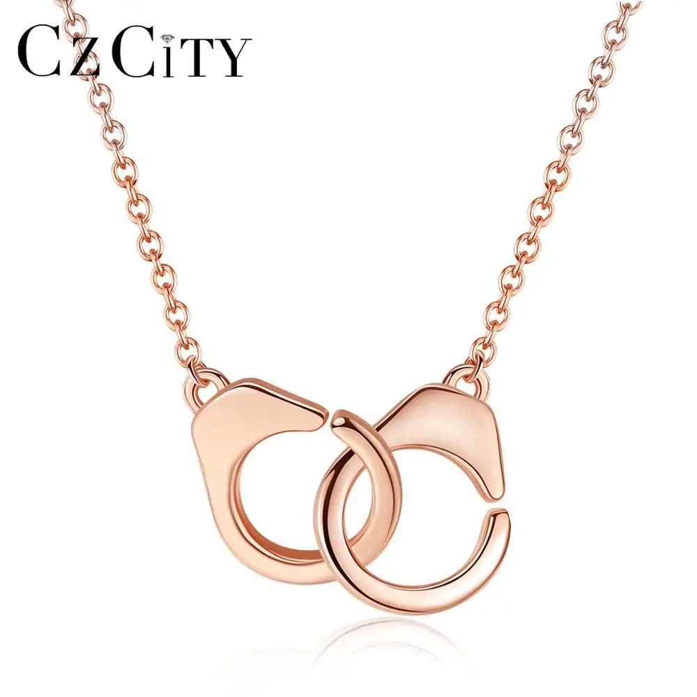Cool Rose Gold Plated Pendants Necklace 