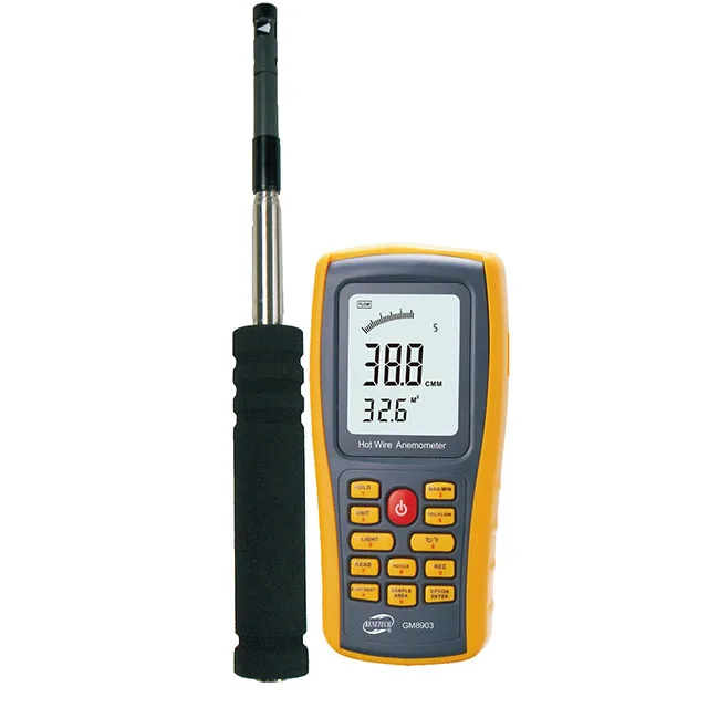 Benetech GM8903 Multifunctional Hot LCD Digital Wire Anemometer