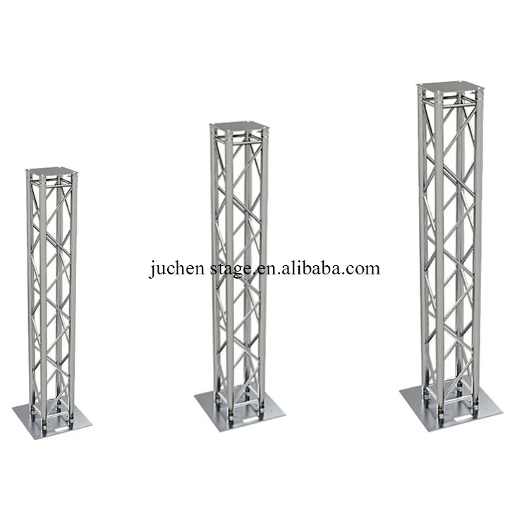 Подержанная алюминиевая ферма с базовой пластиной, подвижная головка, тотемная ферма