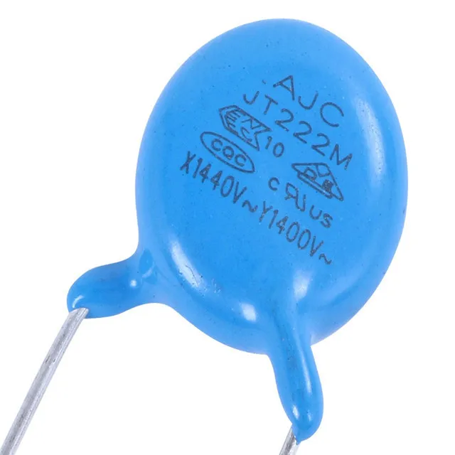 KNSCHA Round Blue color 221k 2kv High Voltage Ceramic Disc Capacitors for Audio equipments