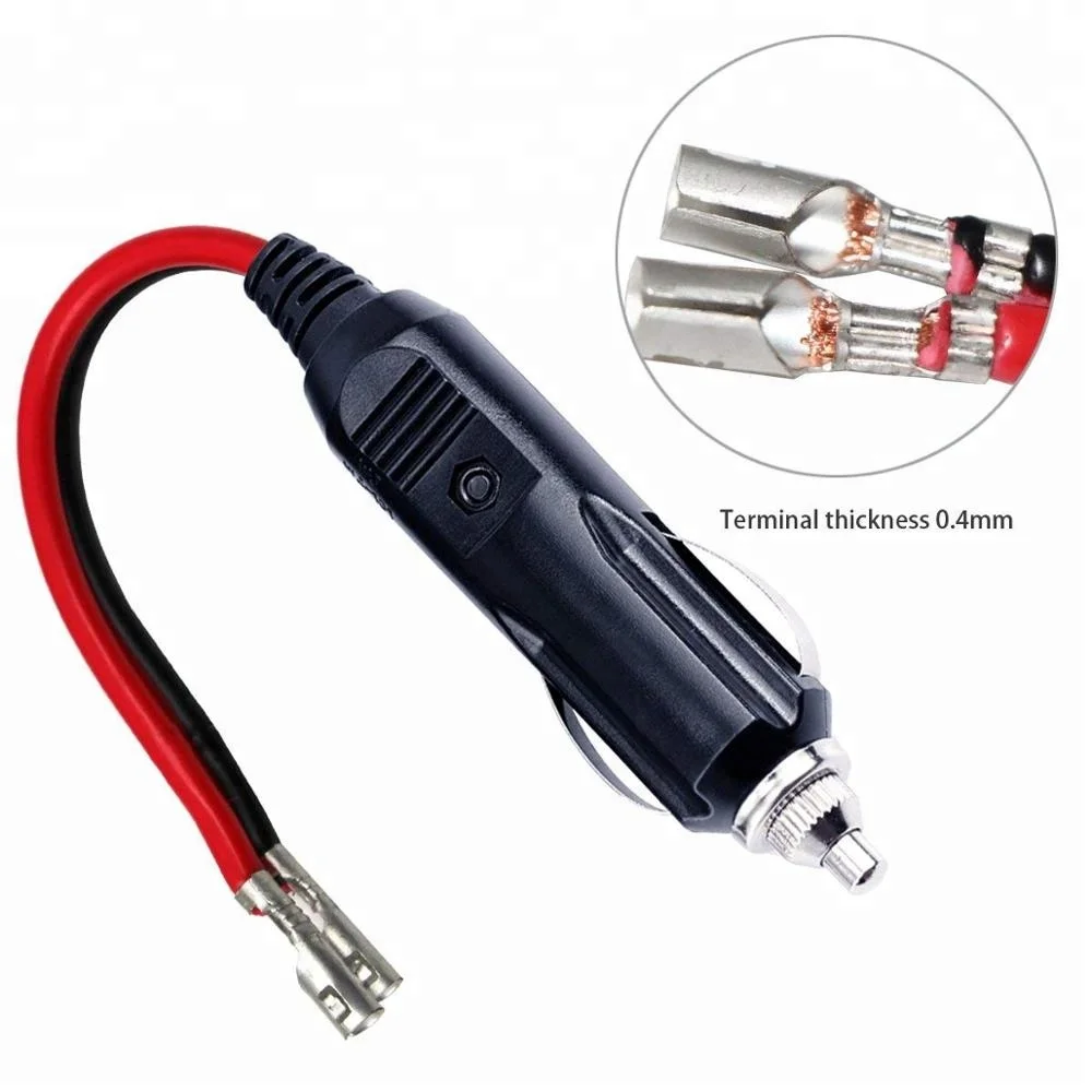 10A Built-in Fused Overload Protection Cigarette Lighter Plug to Female Power Extension Cords 21