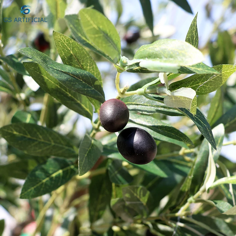 Ландшафт 3-7 футов оливковое дерево зеленое искусственное растение включая горшок для украшения дома