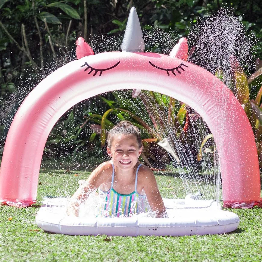 Inflatable Unicorn Arch Sprinkler Unicorn Water Sprinkler Giant