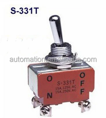Details about   NKK S-333F TOGGLE SWITCH DPDT 25A 125VAC ON-OFF-ON PANEL MOUNT NNB 
