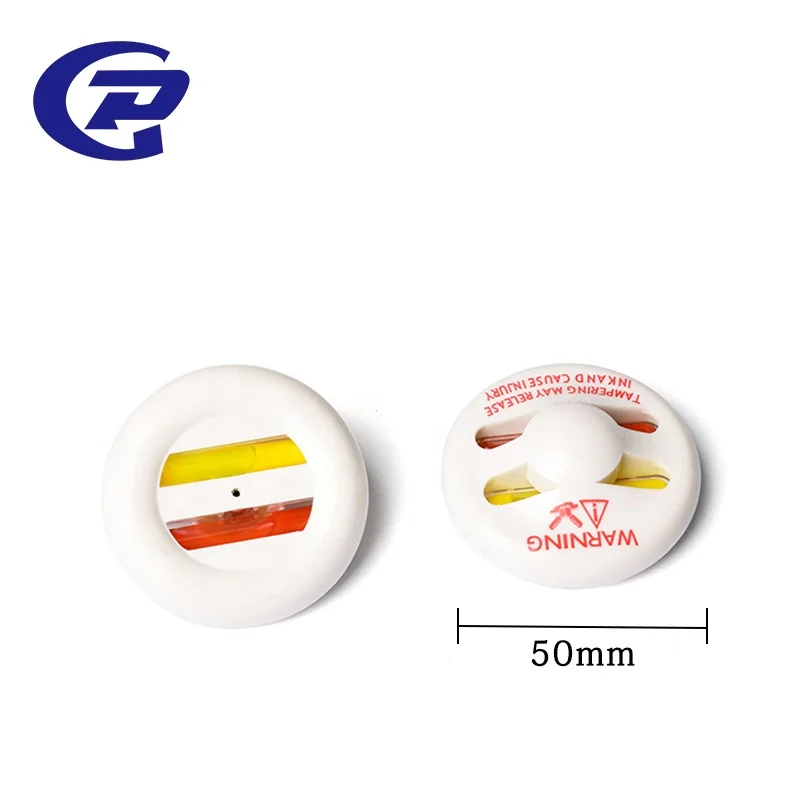 New Design EAS Anti Theft Tag Round Security RF Alarming Ink Tag Magnetic Sensor