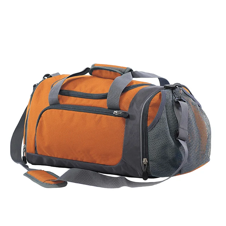 Large Gym Duffle Bags for Men with Shoe Compartment - Orange